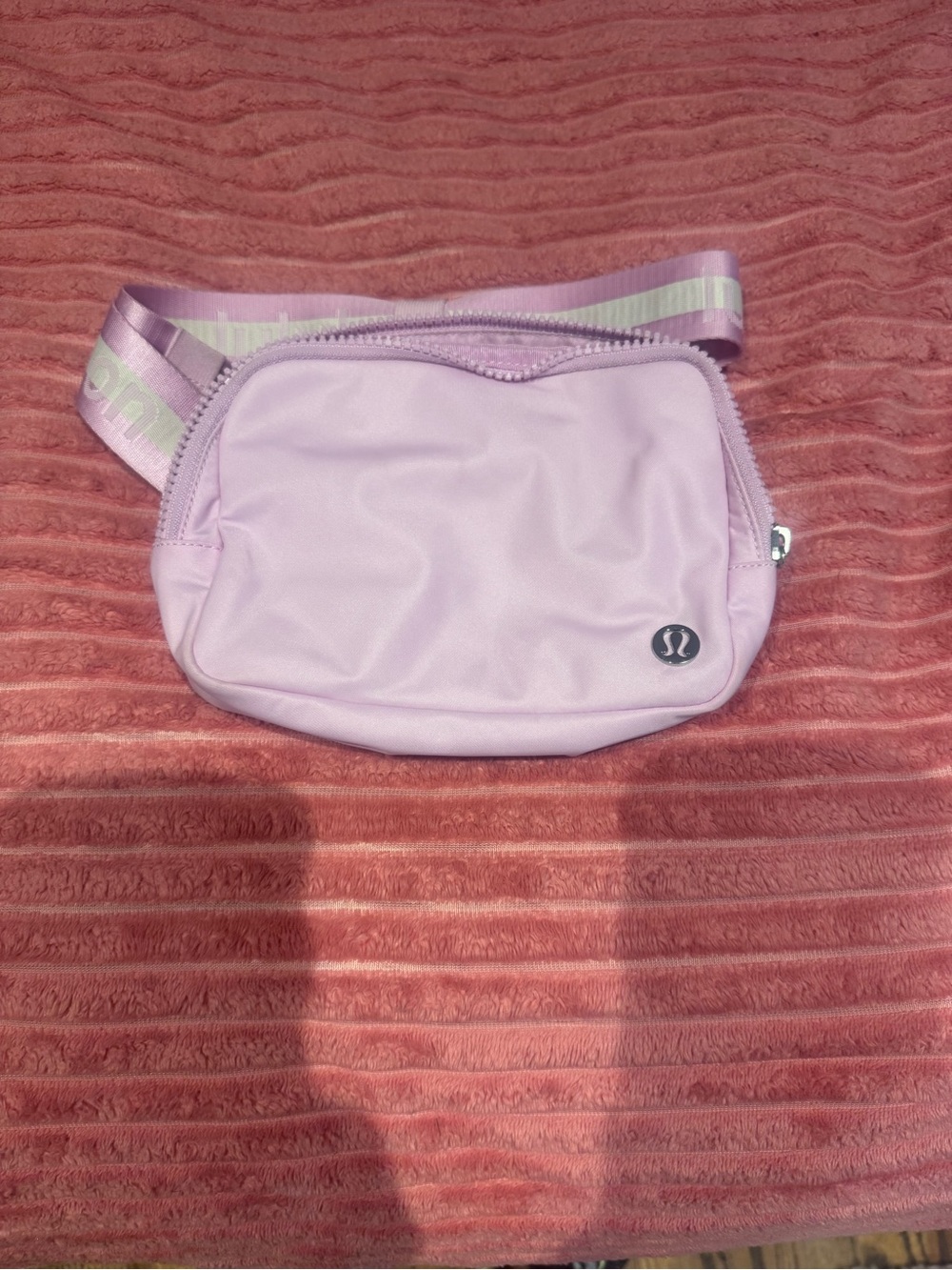 lululemon athletica Lilac Belt Bag with Logo Strap